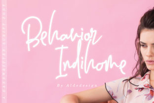 Behavior Indihome: A Premium Script Handwritten Font for Modern Web Design