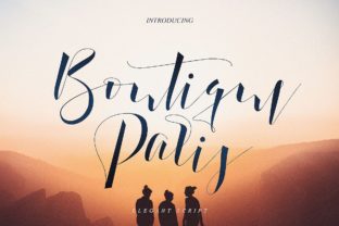 Boutique Paris: The Ultimate Modern Calligraphy Font
