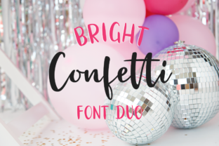 Bright Confetti: A Handwritten Font for Creative Projects