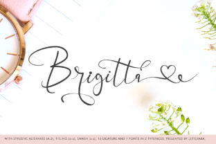 Brigitta: A Handwritten Font for Elegant Editorial Design
