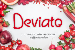 Deviato: A Simple Monoline Font for Modern Editorial Design