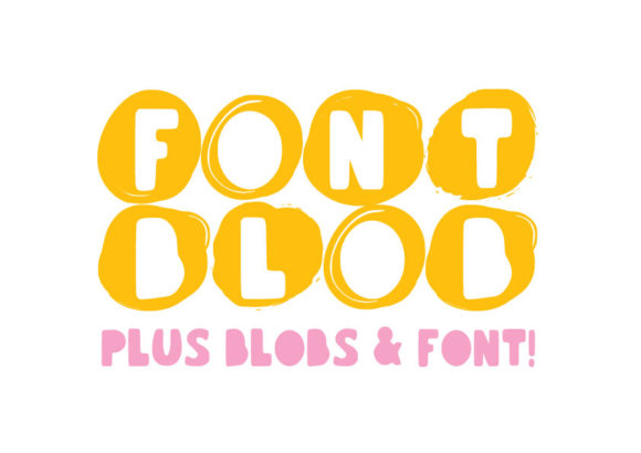 Font Blob Family: A Creative Typeface for Bold Campaigns