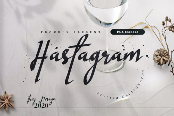 Hastagram: The Modern Script Typeface for Editorial Design