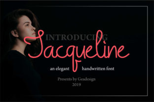 Jacqueline: A Handwritten Font for Elegant Web Design