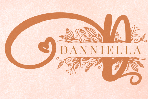 Love Eberline Monogram Font for Festive Campaigns