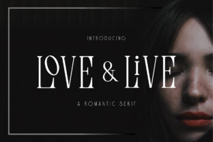Love Live Serif Font for Handmade and Commercial Designs