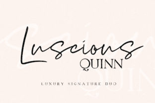 Luscious Quinn Duo: The Premium Typeface for Scroll-Stopping Visuals