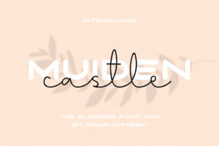 Muiden Castle Duo: A Versatile Sans Serif Font for Creative Makers