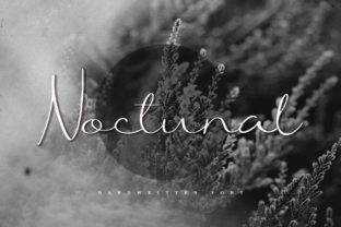 Noctunal Script Font for Handmade Creations