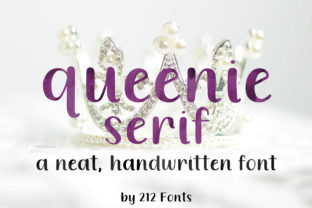 Queenie Serif: A Handwritten Serif Font for Polished Branding