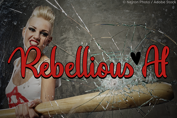 Rebellious Af Font for Bold Editorial Design