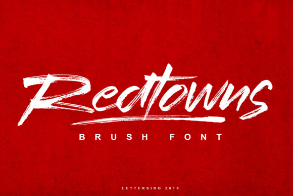 Redtowns: The Handmade Brush Font for Creative Crafters