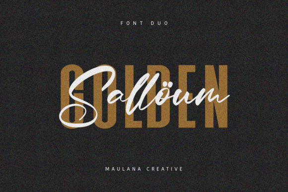 Salloum Golden Font Duo: A Premium Display Typeface for Modern Campaigns