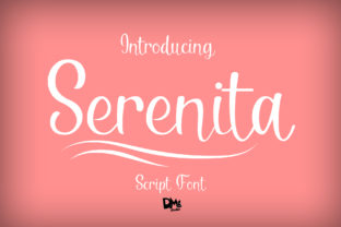 Serenita: A Simple Script Font for Elegant Editorial Design