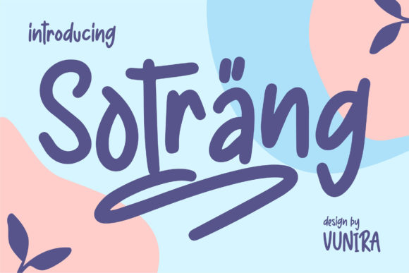 Sotrang Font: The Quirky Typeface for Memorable Brand Visuals