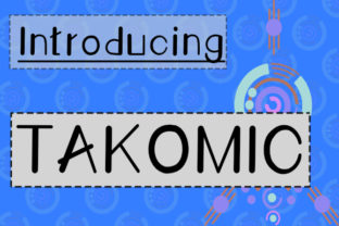 Takomic: The Space-Inspired Script Font for Unique Digital Branding