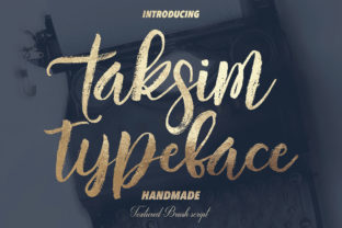 Taksim: A Handwritten Brush Font for Modern Web Design