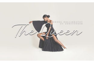 The Queen: A Fresh Handmade Calligraphy Font for Your Brand