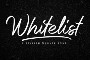 Whitelist: A Stylish Font for Professional Branding